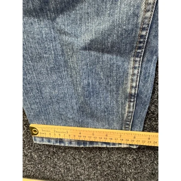 Lee Regular Fit Men's 38x32 Straight Leg Denim Blue Jeans 5 Pockets Fly Cotton - Picture 8 of 8